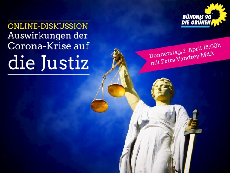 Diskussionsrunde: Auswirkungen der Corona-Pandemie auf die Justiz