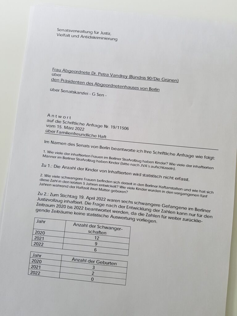 familienfreundliche Haft