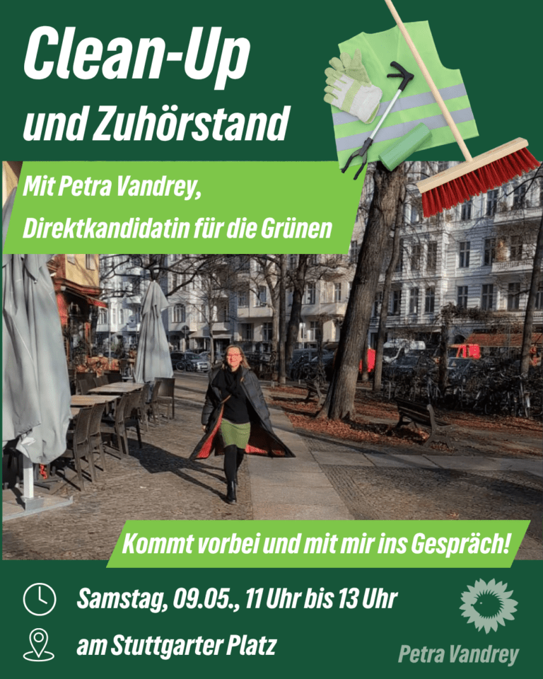 Cleanup am Stuttgarter Platz