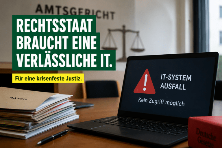 Der Rechtsstaat darf nicht an der IT scheitern
